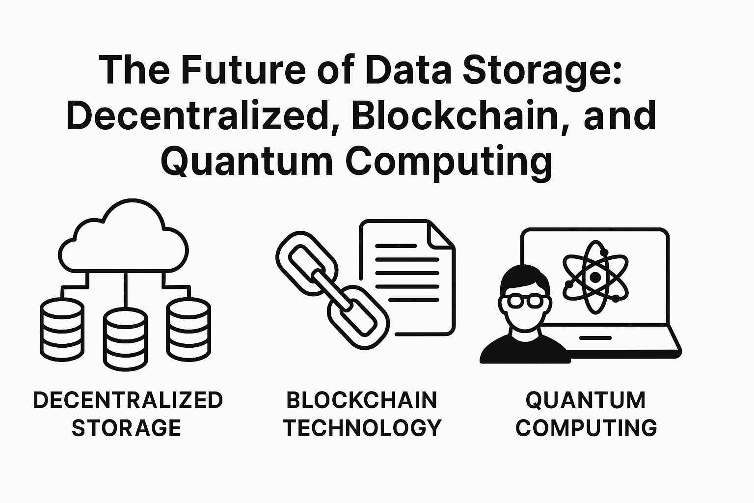 The Future of Storage: Decentralized Spaces, Blockchain, and Quantum Computers