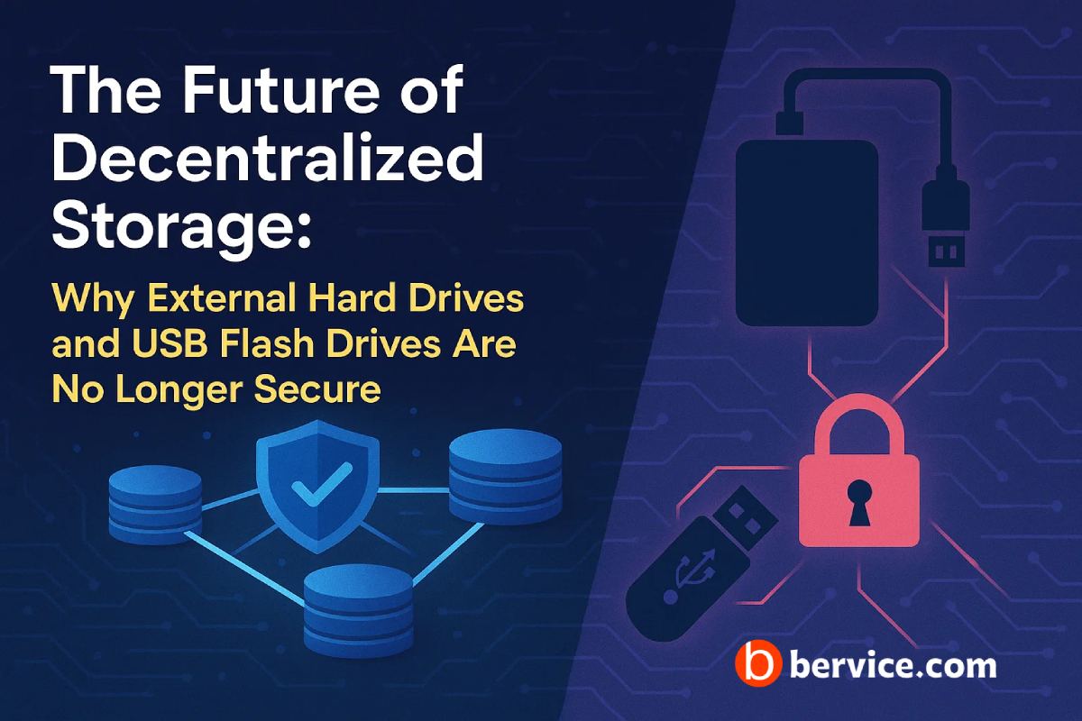 The Future of Decentralized Storage: Why External Hard Drives and USB Flash Drives Are No Longer Secure