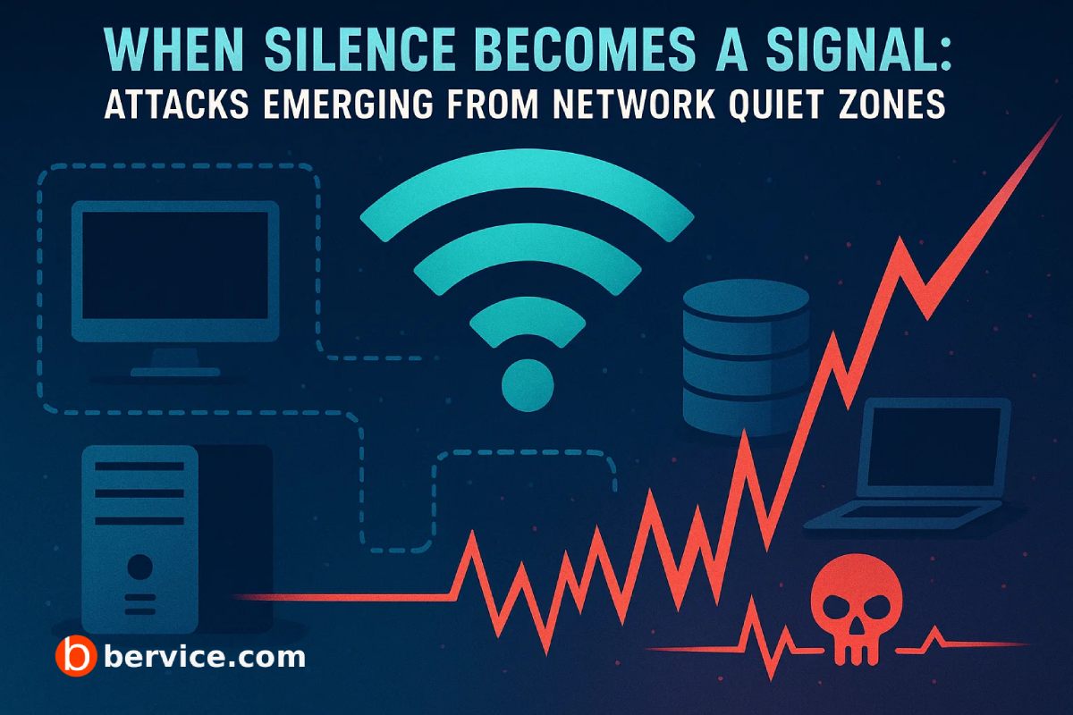 When Silence Becomes a Signal: Attacks Emerging From Network Quiet Zones