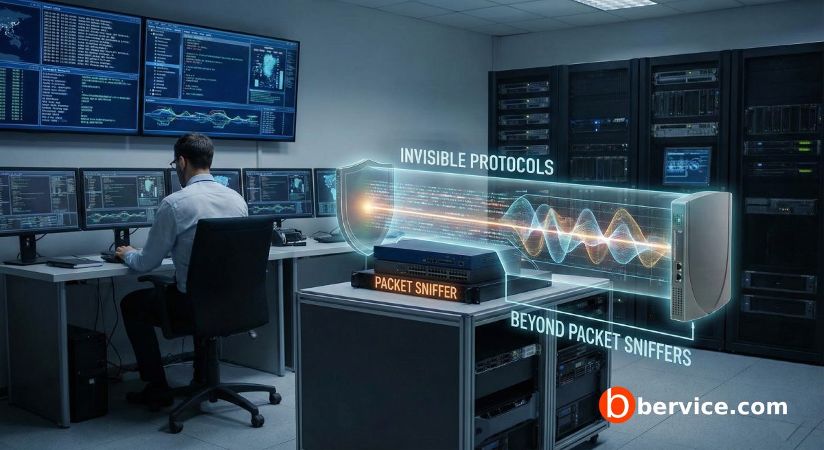 Invisible Protocols When Networks Communicate Beyond the Reach of Packet Sniffers