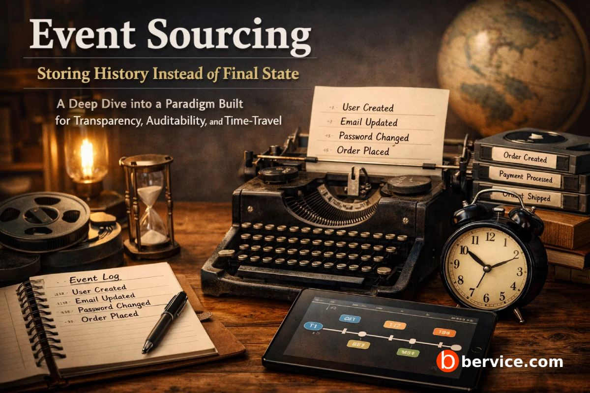 Event Sourcing Storing History Instead of Final State