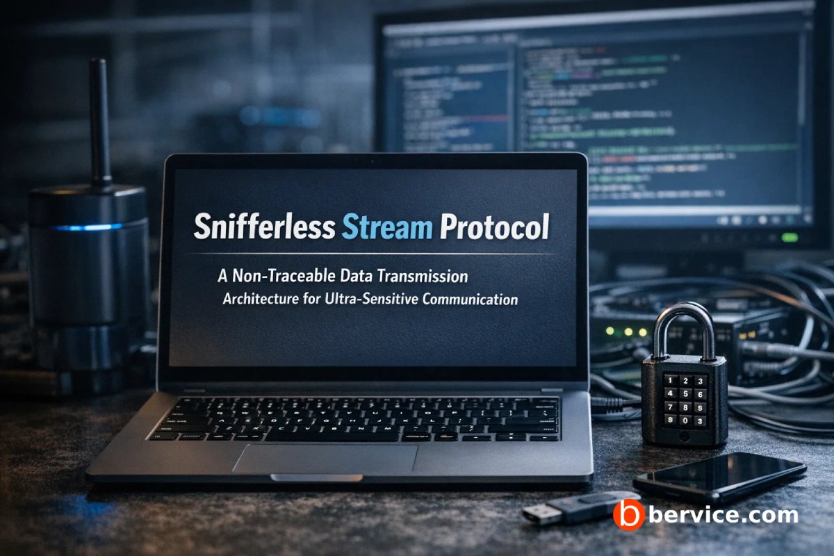 Snifferless Stream Protocol A Non-Traceable Data Transmission Architecture for Ultra-Sensitive Communication