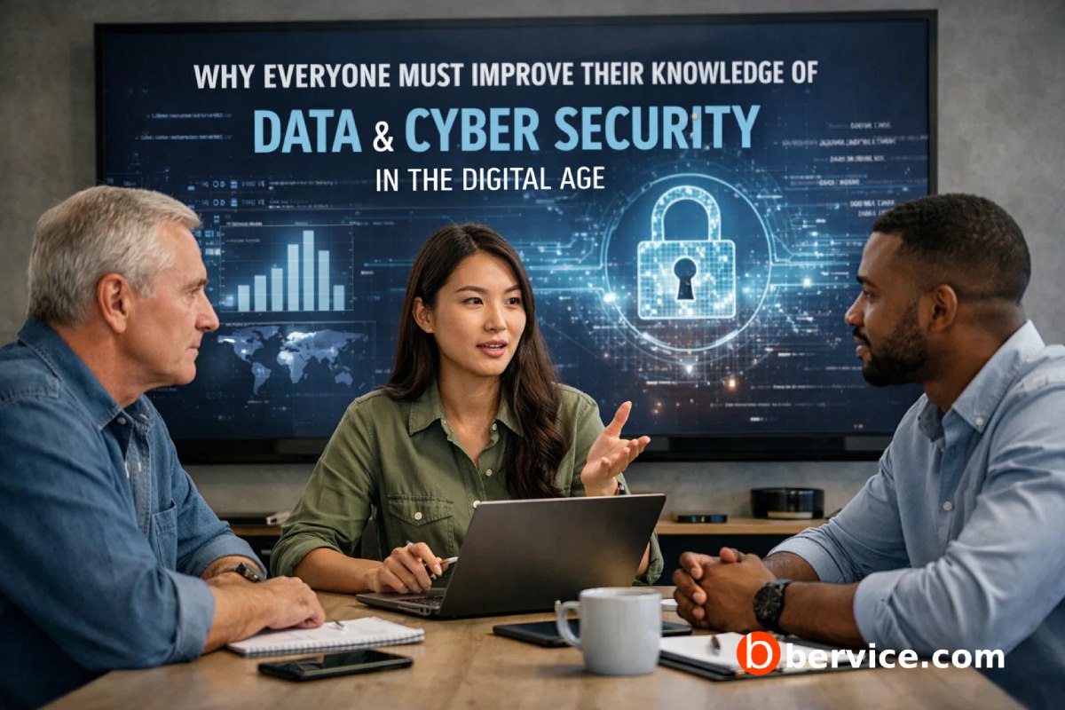 Why Everyone Must Improve Their Knowledge of Data and Cyber Security in the Digital Age