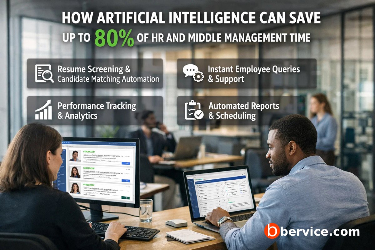 How Artificial Intelligence Can Save Up to 80% of HR and Middle Management Time
