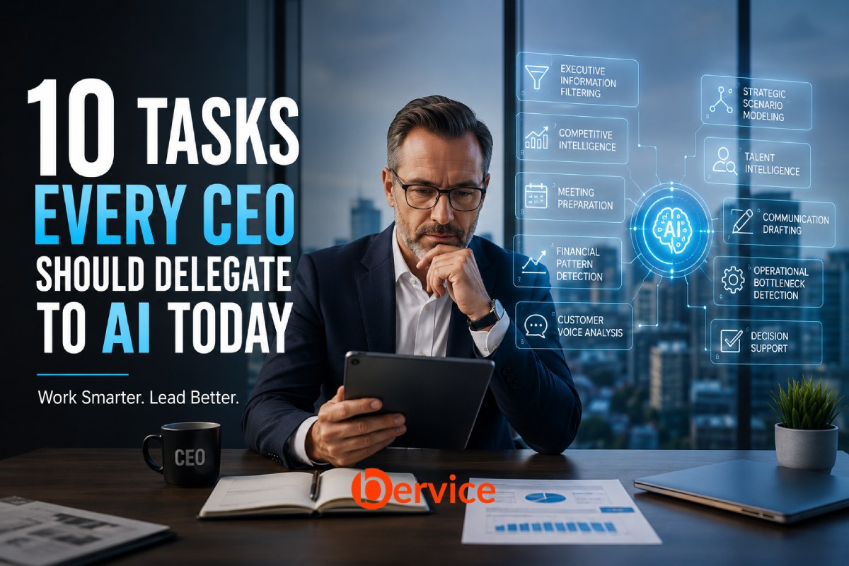 10 Tasks Every CEO Should Delegate to AI Today