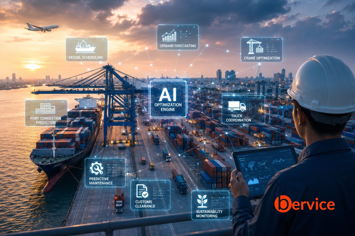 AI and the Bottlenecks of Global Ports: How Artificial Intelligence Is Reinventing the Supply Chain