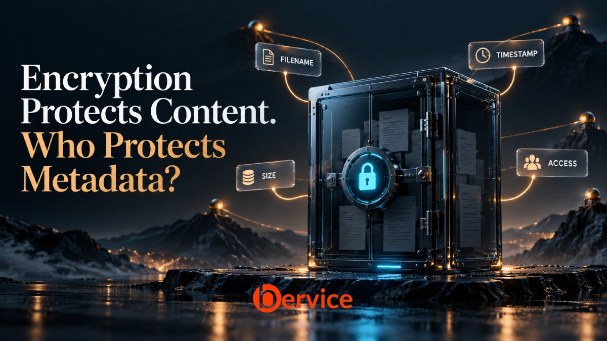 Encryption Protects Content. Who Protects Metadata?